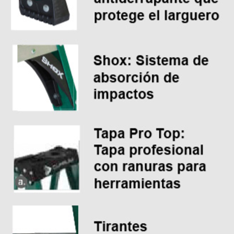 ESCALERA FIBRA DE VIDRIO TIJERA 8 PELDAÑOS CUPRUM 4