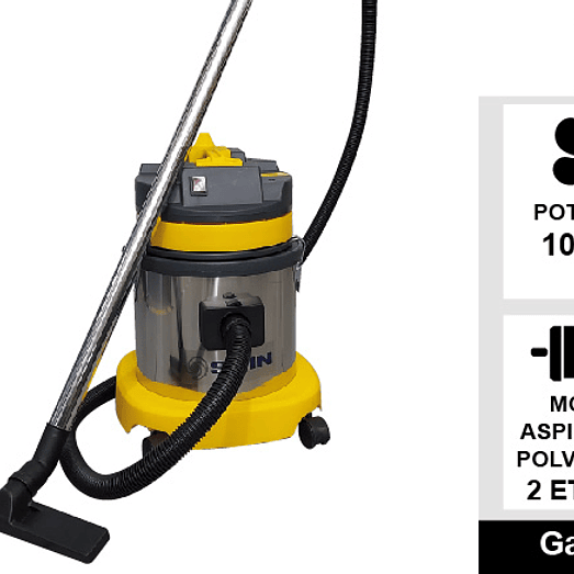 ASPIRADORA INDUSTRIAL POLVO AGUA 15 L SOIN 5