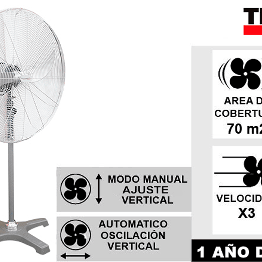 VENTILADOR DE PEDESTAL 30