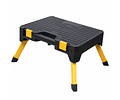 PLATAFORMA DE TRABAJO PLEGABLE CON CAJA DE HERRAMIENTAS