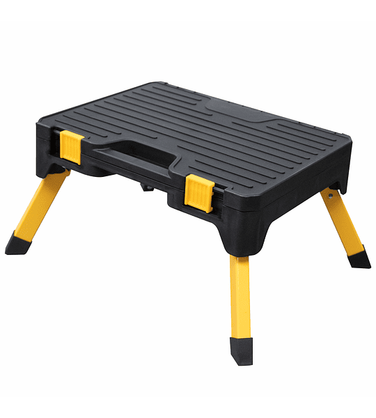 PLATAFORMA DE TRABAJO PLEGABLE CON CAJA DE HERRAMIENTAS