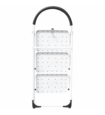 ESCALERA PLEGABLE DE ACERO CON 3 PELDAÑOS - 150 kg