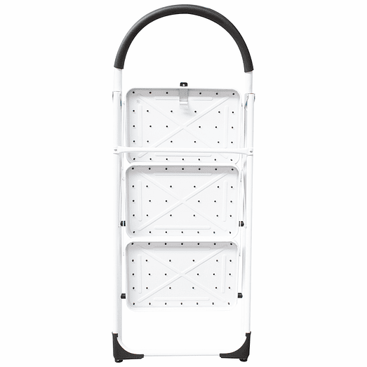 ESCALERA PLEGABLE DE ACERO CON 3 PELDAÑOS - 150 kg 2