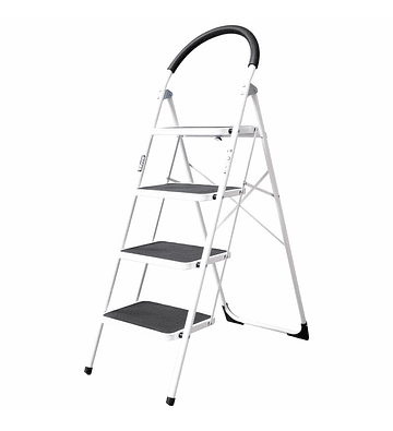 PISO ESCALERA PROFESIONAL ACERO 4 PELDAÑOS (150 KG)