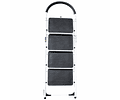 PISO ESCALERA PROFESIONAL ACERO 4 PELDAÑOS (150 KG)