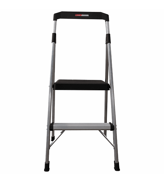 PISO ESCALERA INDUSTRIAL 2 NIVELES CON BARANDA DE APOYO