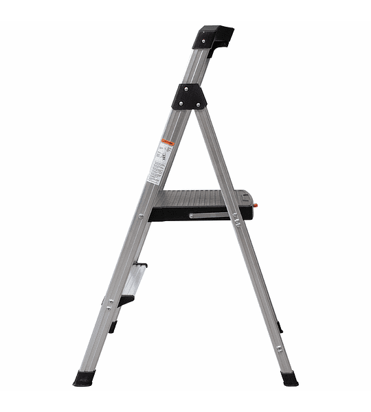 PISO ESCALERA INDUSTRIAL 2 NIVELES CON BARANDA DE APOYO