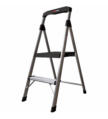 PISO ESCALERA INDUSTRIAL 2 NIVELES CON BARANDA DE APOYO