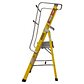 ESCALERA DE PLATAFORMA FIBRA DE VIDRIO 3 PELDAÑOS - 150 kg - Miniatura 2