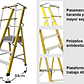 ESCALERA DE PLATAFORMA FIBRA DE VIDRIO 3 PELDAÑOS - 150 kg - Miniatura 5