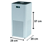 PURIFICADOR DE AIRE CON FILTRO HEPA Y REPUESTO GRATIS - Miniatura 2