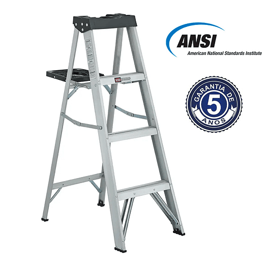 ESCALERA ALUMINIO TIJERA 1.22 M 4 PELDAÑOS CUPRUM 2