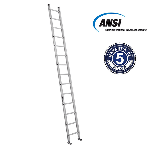 ESCALERA ALUMINIO RECTA SIMPLE 4.27 M CUPRUM 2