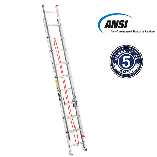 ESCALERA DE ALUMINIO TELESCOPICA 20 PELDAÑOS CUPRUM 2