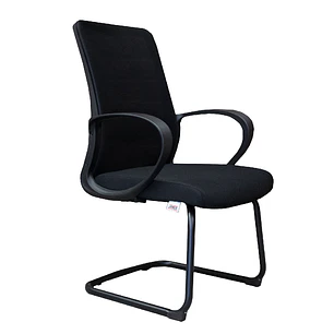 SILLA VISITA BASE METÁLICA