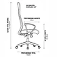 SILLA EJECUTIVA RESPALDO ALTO - Miniatura 6
