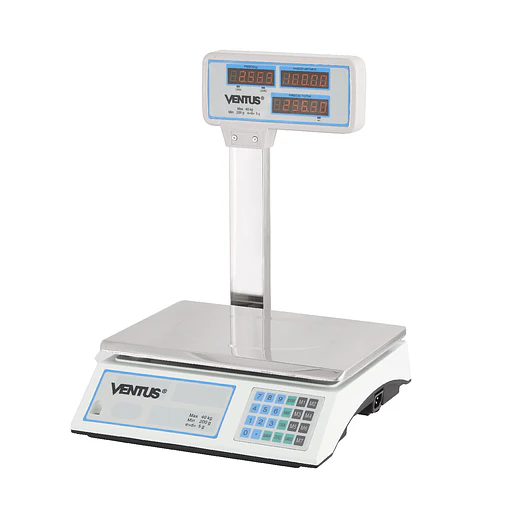 BALANZA DIGITAL 40 KG CON VISOR AÉREO VENTUS 1