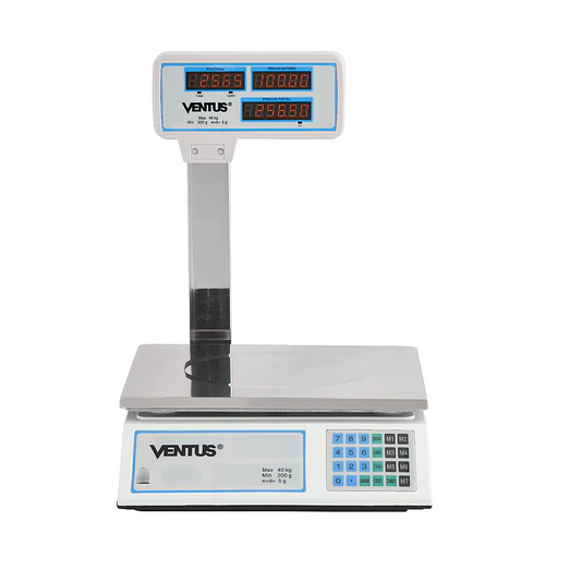 BALANZA DIGITAL 40 KG CON VISOR AÉREO VENTUS 3