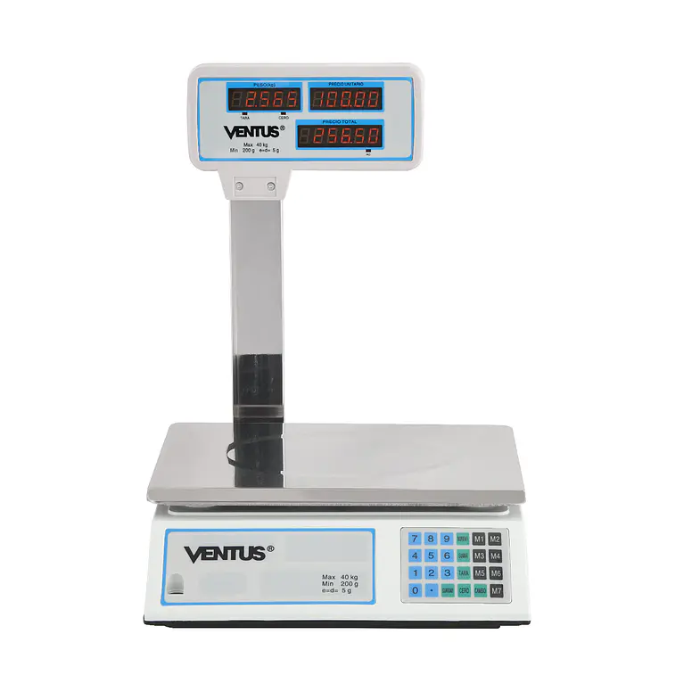 BALANZA DIGITAL 40 KG CON VISOR AÉREO VENTUS 3
