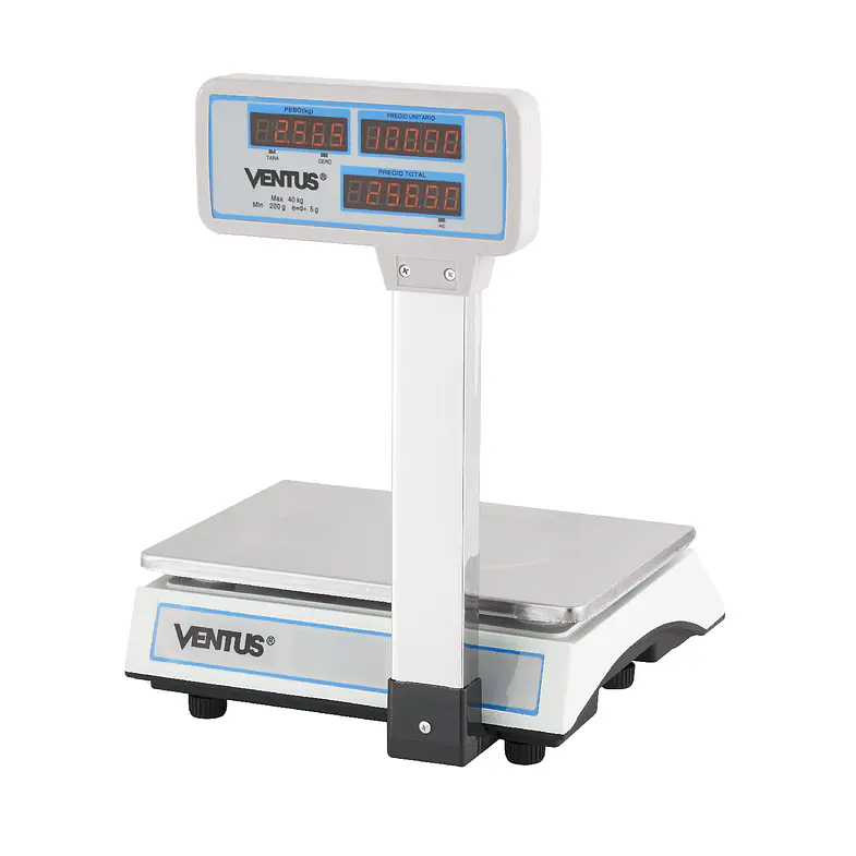 BALANZA DIGITAL 40 KG CON VISOR AÉREO VENTUS 4
