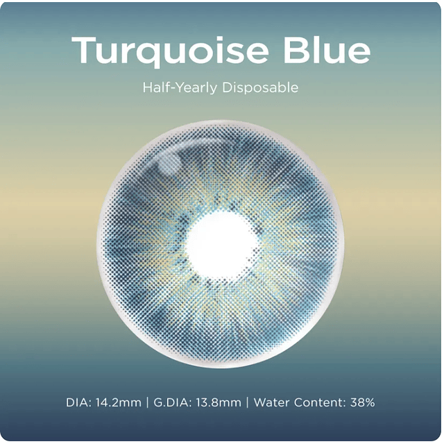 Lentes Moody Turquoise Blue (6 meses)