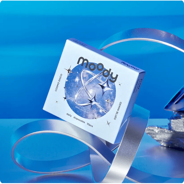 Lentes Moody Gemini Blues (Starry Blue) 1 Day, 10 Pcs