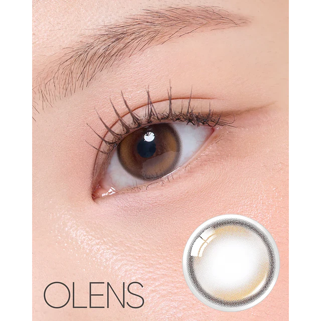 Lentes Double Tint Brown ( Hanni / NewJeans ) 1 Day (Diarios 10pcs)  Efecto Natural 