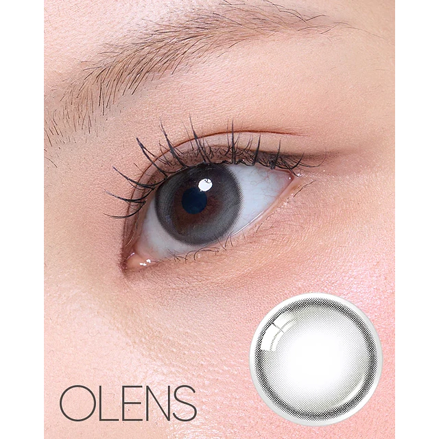 Lentes Double Tint Gray ( Minji / NewJeans ) 1 Day (Diarios 10pcs)  Efecto Natural 