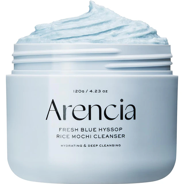 Fresh Blue Hyssop Rice Mochi Cleanser