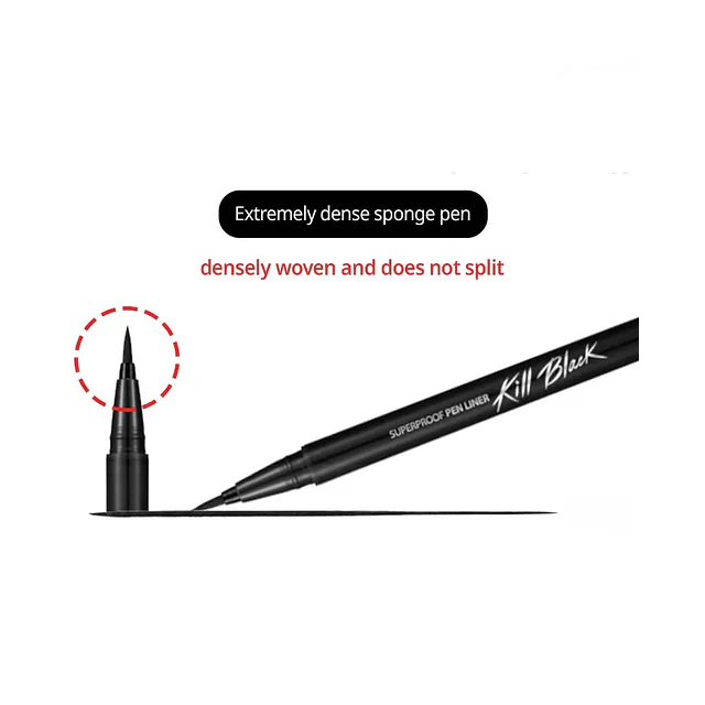 Superproof Pen Liner KILL BLACK