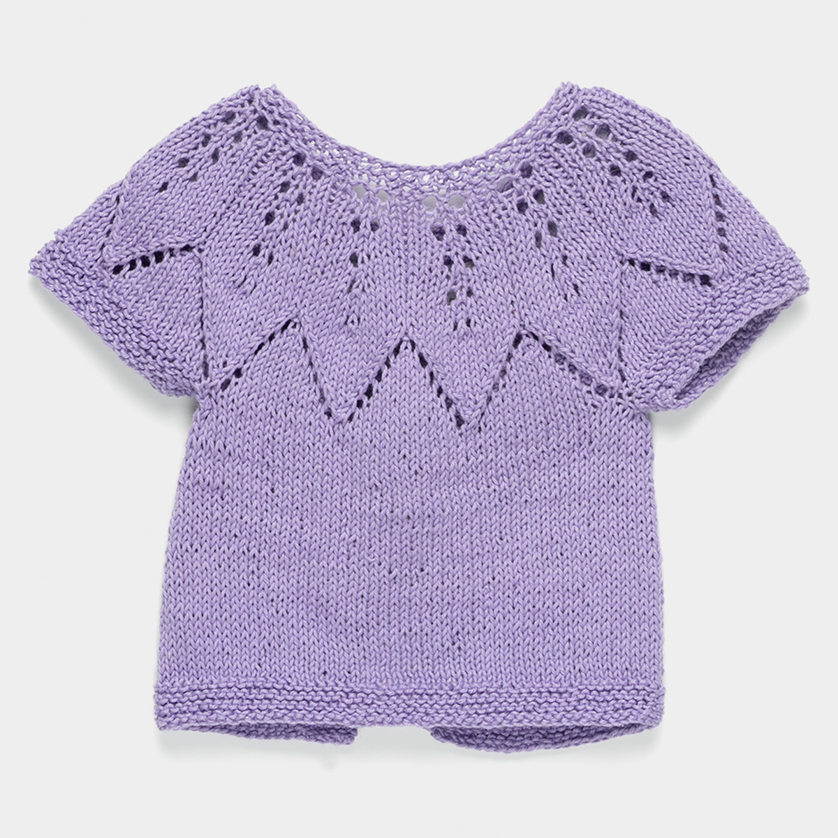 Chaleco de tricotosa para niña 4313 Plata vig - Koko's Peques
