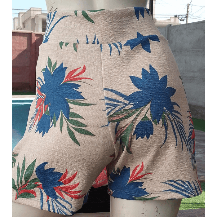 SHORT AKIOLOAS MULTICOLOR TURQUESA 2