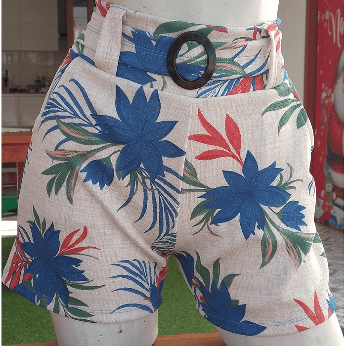 SHORT AKIOLOAS MULTICOLOR TURQUESA 1