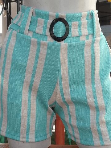 SHORT AKIOLOAS MULTICOLOR AGUA MARINA