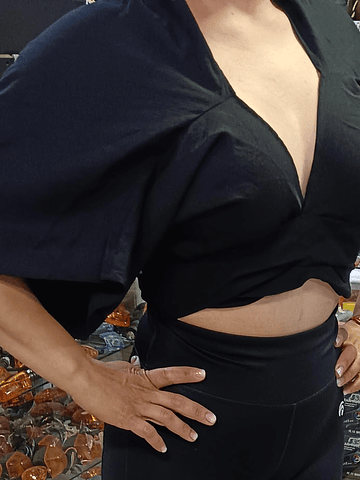 BLUSA CROPPED KIMONO