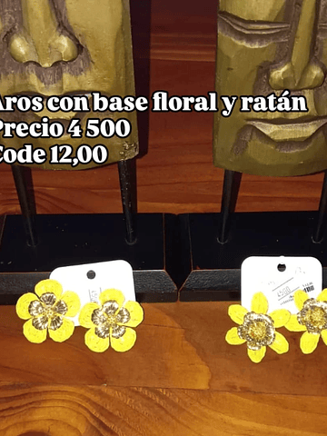 AROS RATÁN FLORES