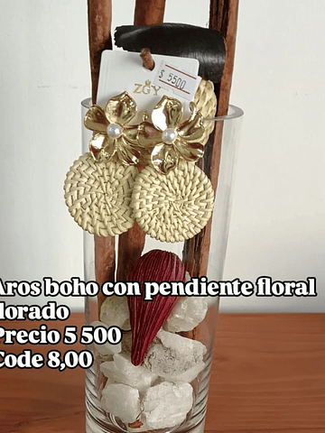 AROS BOHO FLOR
