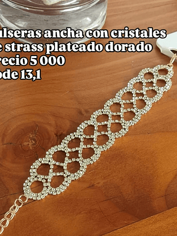 PULSERA CRISTALES STRASS