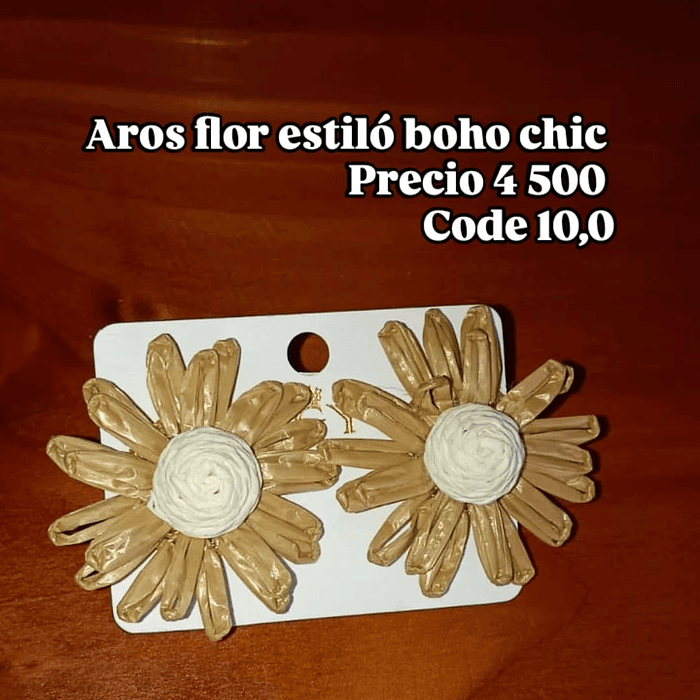 AROS BOHO CHIC BLANCO