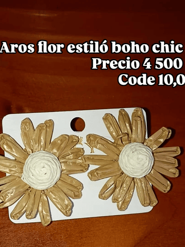 AROS BOHO CHIC BLANCO