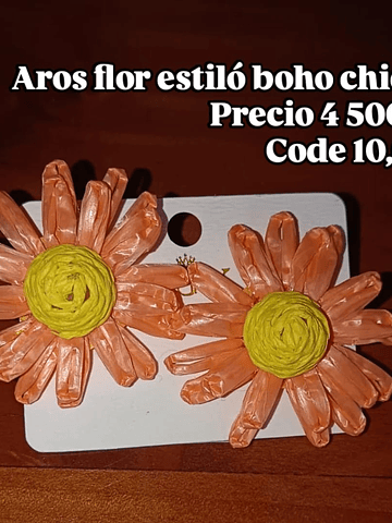 AROS BOHO CHIC AMARILLO