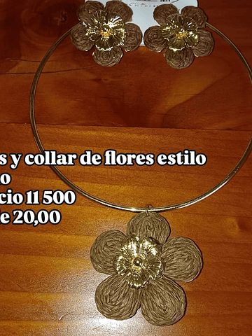 CONJUNTO BOHO DORADO