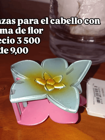 PINZA FLOR CELESTE