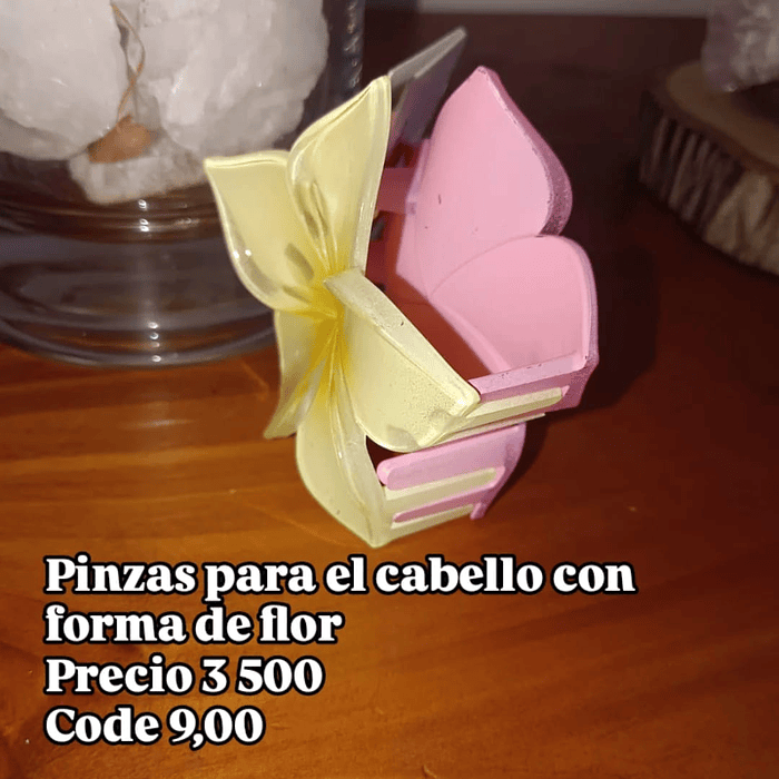 PINZA FLOR AMARILLA