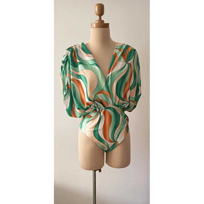  BODY TIPO BLUSA CON MAGA JAPONESA DE VERANO 2