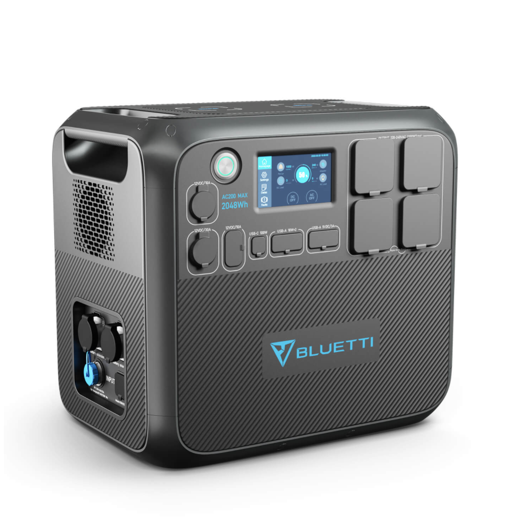 Estación energía solar portátil Bluetti AC200MAX 2048Wh2200W