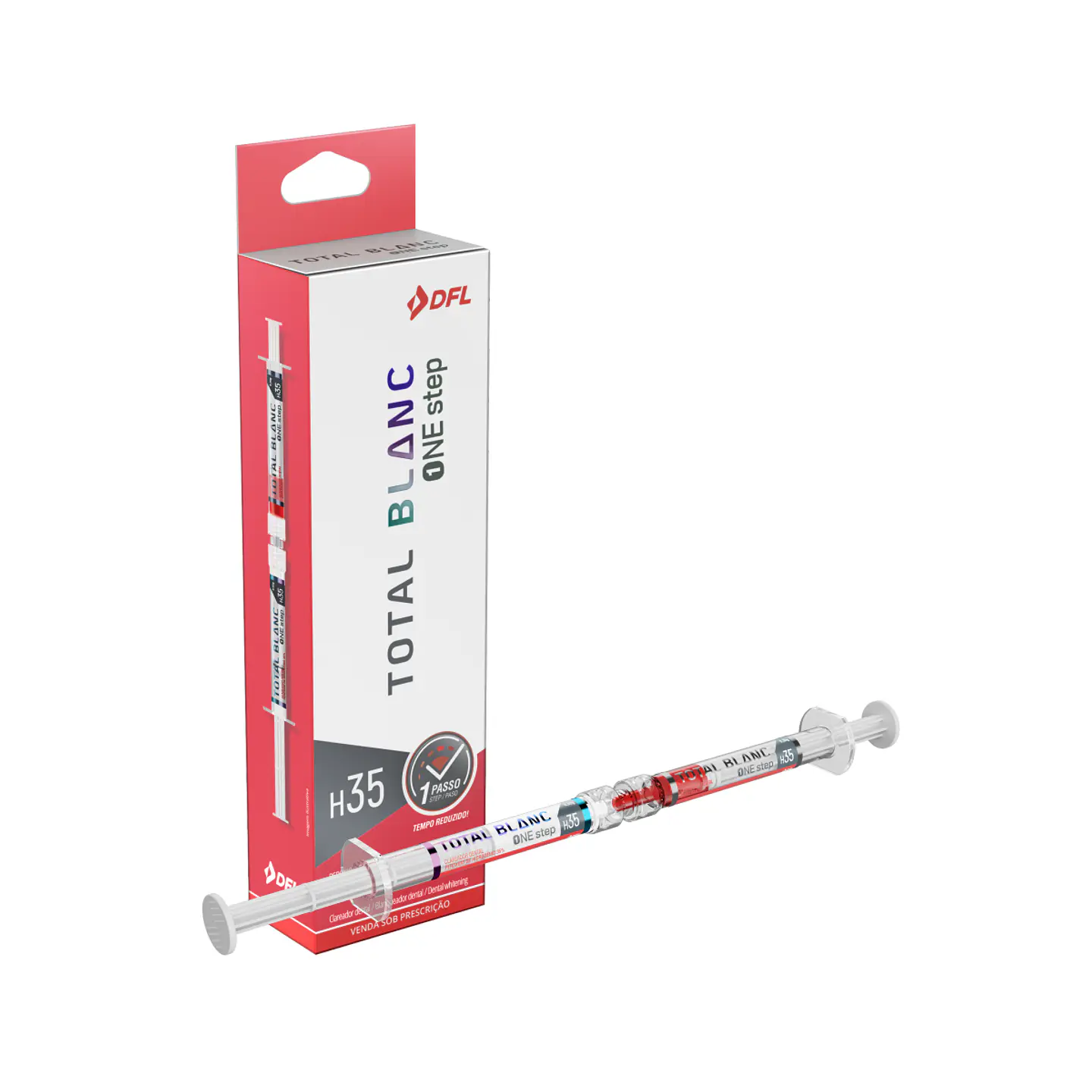 REFILL BLANQUEAMIENTO DENTAL AL 35% DFL TOTAL BLANC ONE STEP 1