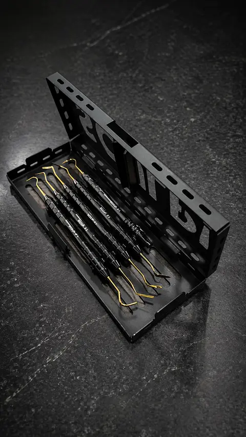 KIT ESPÁTULAS SCULP! NEGRO CASSETTE DESMONTABLE