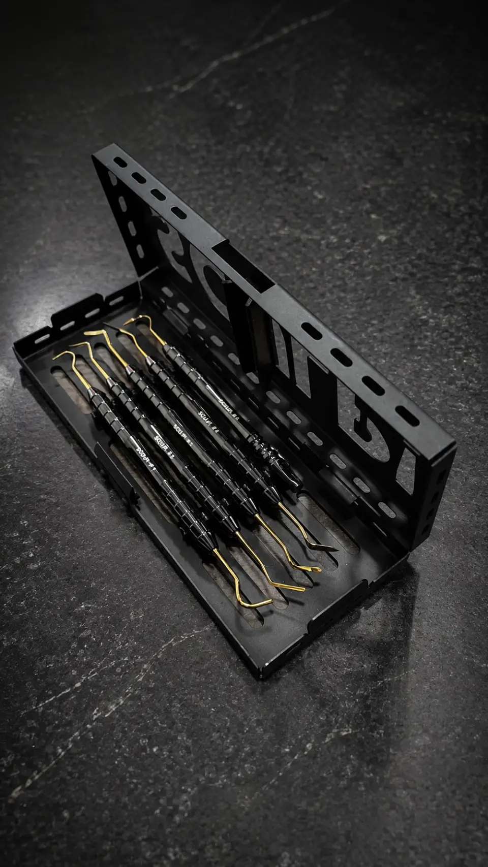 KIT ESPÁTULAS SCULP! NEGRO CASSETTE DESMONTABLE 1