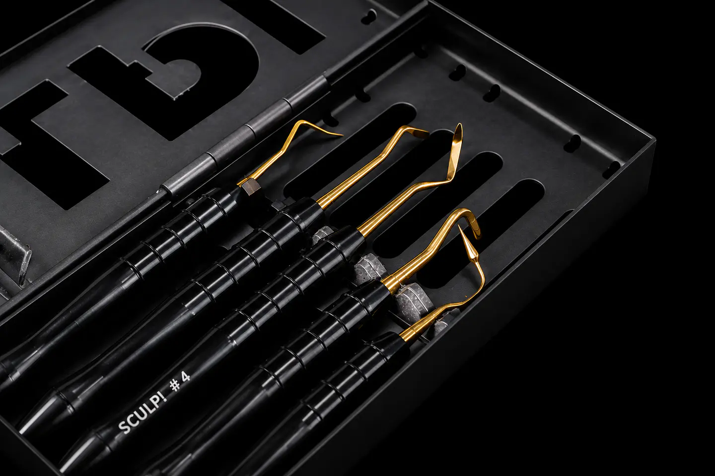 Pack Espatulas SCULP! 2026 Mango Negro + Alpha Etch + C22 Blanqueador. 3 CUOTAS SIN INTERÉS 3